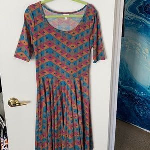LuLaRoe Patterned Dress